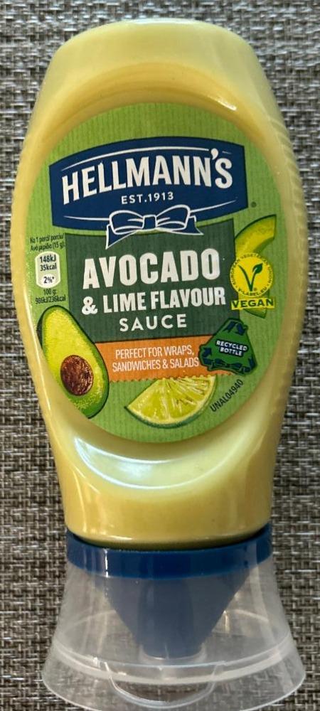 Fotografie - Avocado & Lime Flavour Sauce Hellmann’s