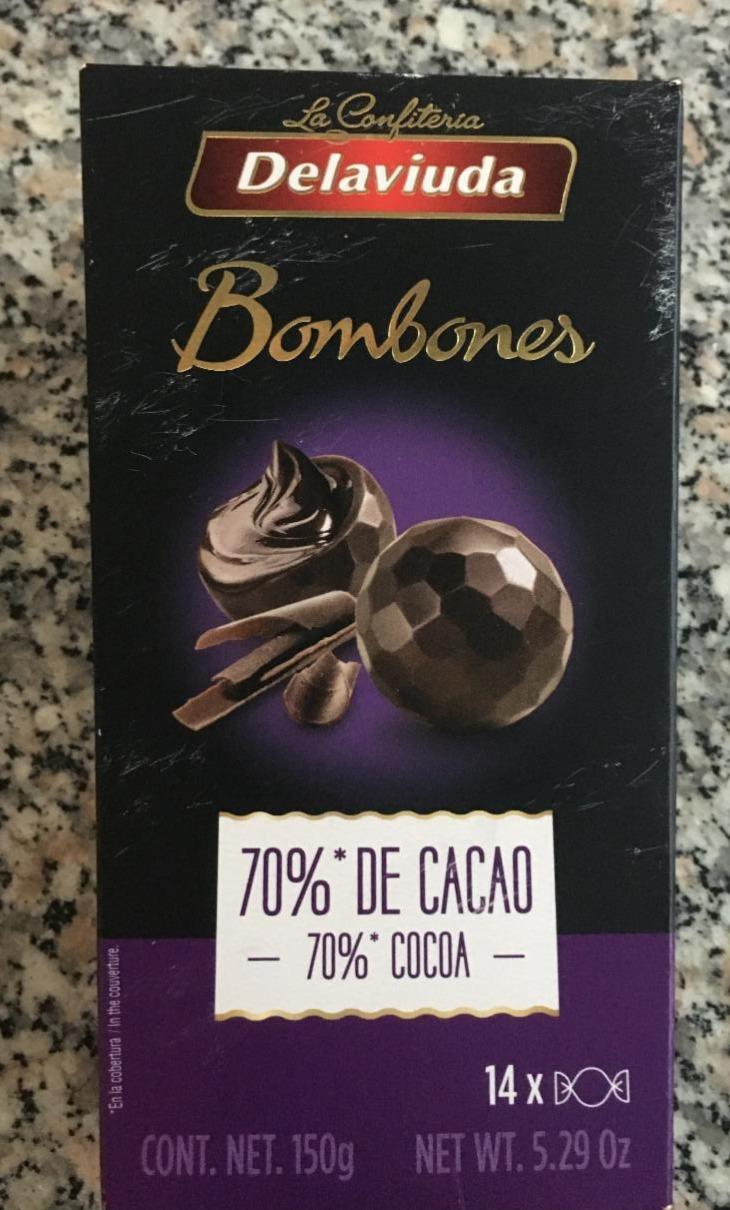Fotografie - Bombones 70% Cocoa Delaviuda