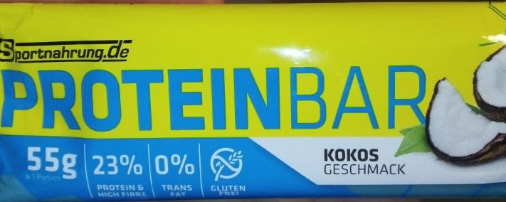 Fotografie - Proteinbar Kokos Geschmack