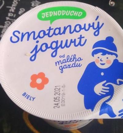 Fotografie - smotanový jogurt biely od malého gazdu
