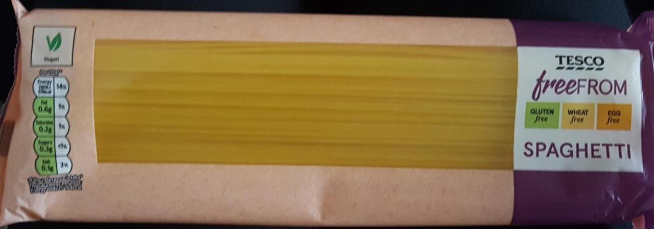 Fotografie - Spaghetti Tesco free From (hodnoty pre uvarené cestoviny)