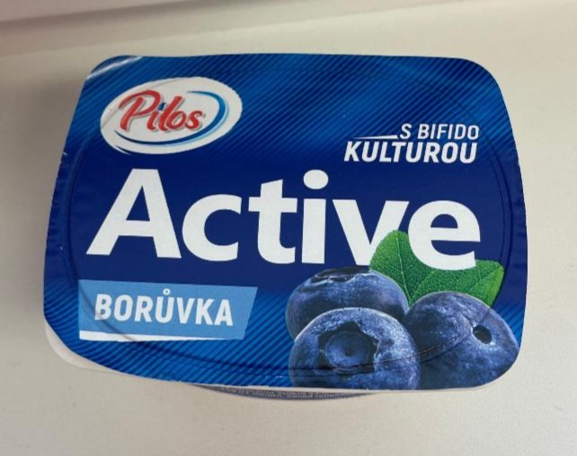 Fotografie - jogurt Active Pilos čučoriedka
