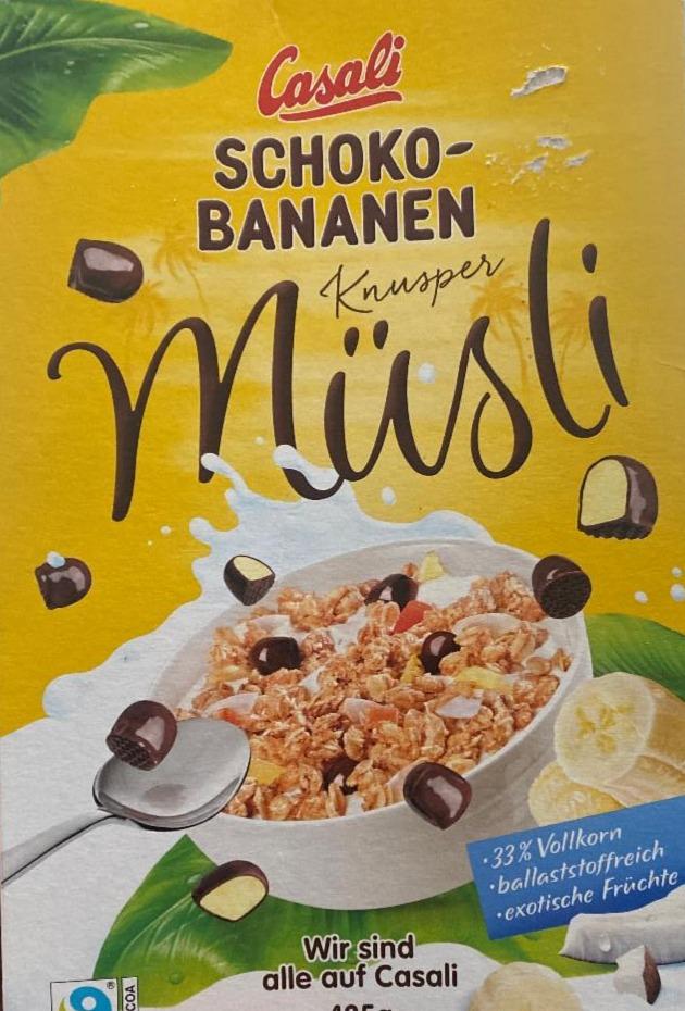 Fotografie - Schoko-Bananen Müsli Knusper