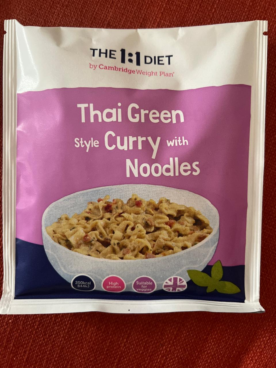 Fotografie - Thai Green Style Curry with Noodles Cambridge Weight Plan The 1:1 Diet