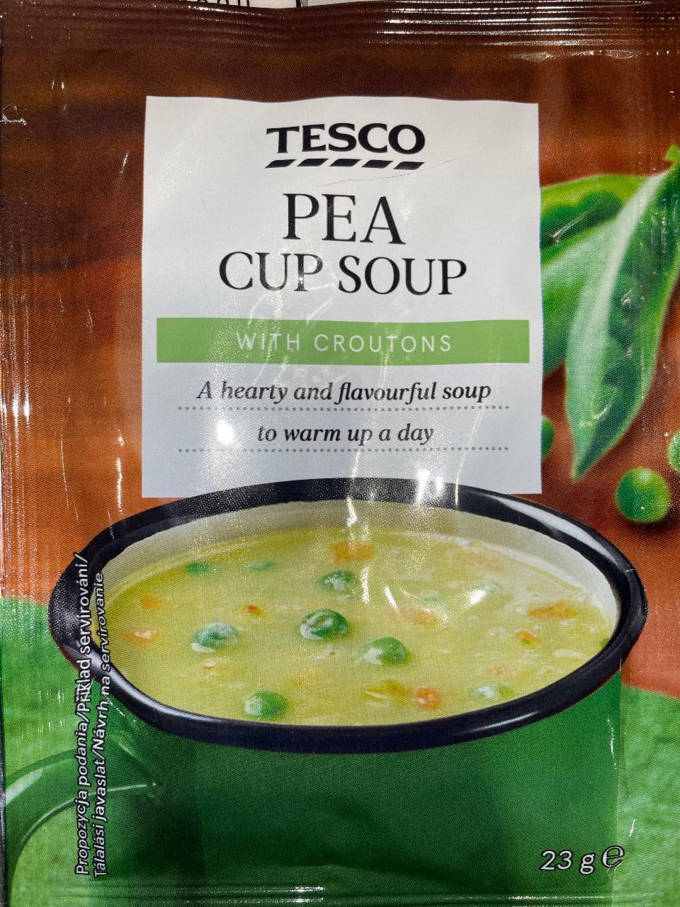 Fotografie - Pea Cup Soup Tesco