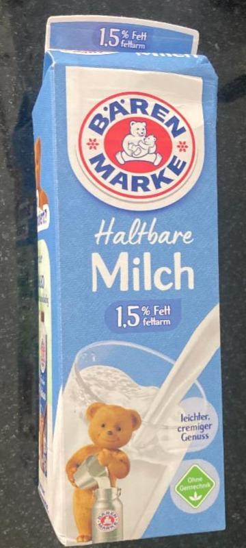 Fotografie - Haltbare Milch 1,5% Fett Bären Marke