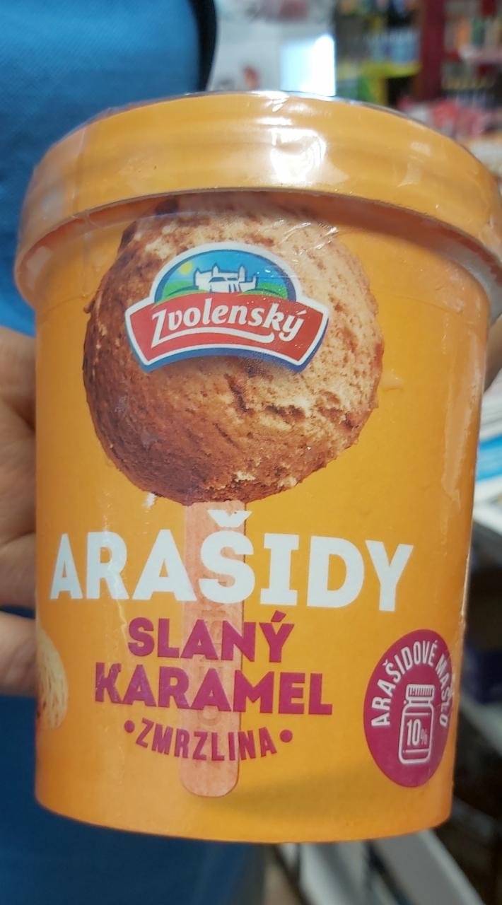 Fotografie - Zvolenský Arašídy slaný karamel zmrzlina