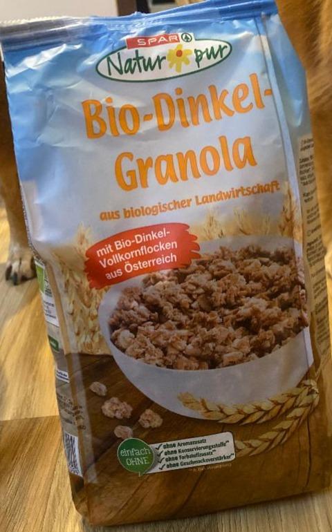 Fotografie - Bio-Dinkel-Granola Spar Natur pur