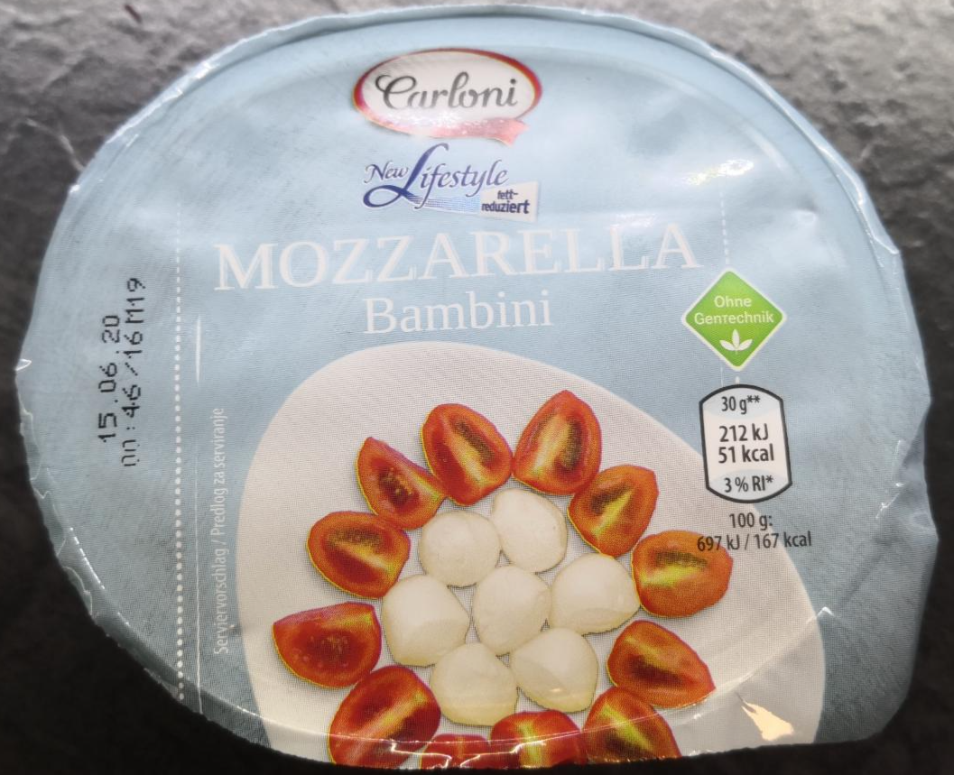 Fotografie - Mozzarella Bambini Light Hofer 