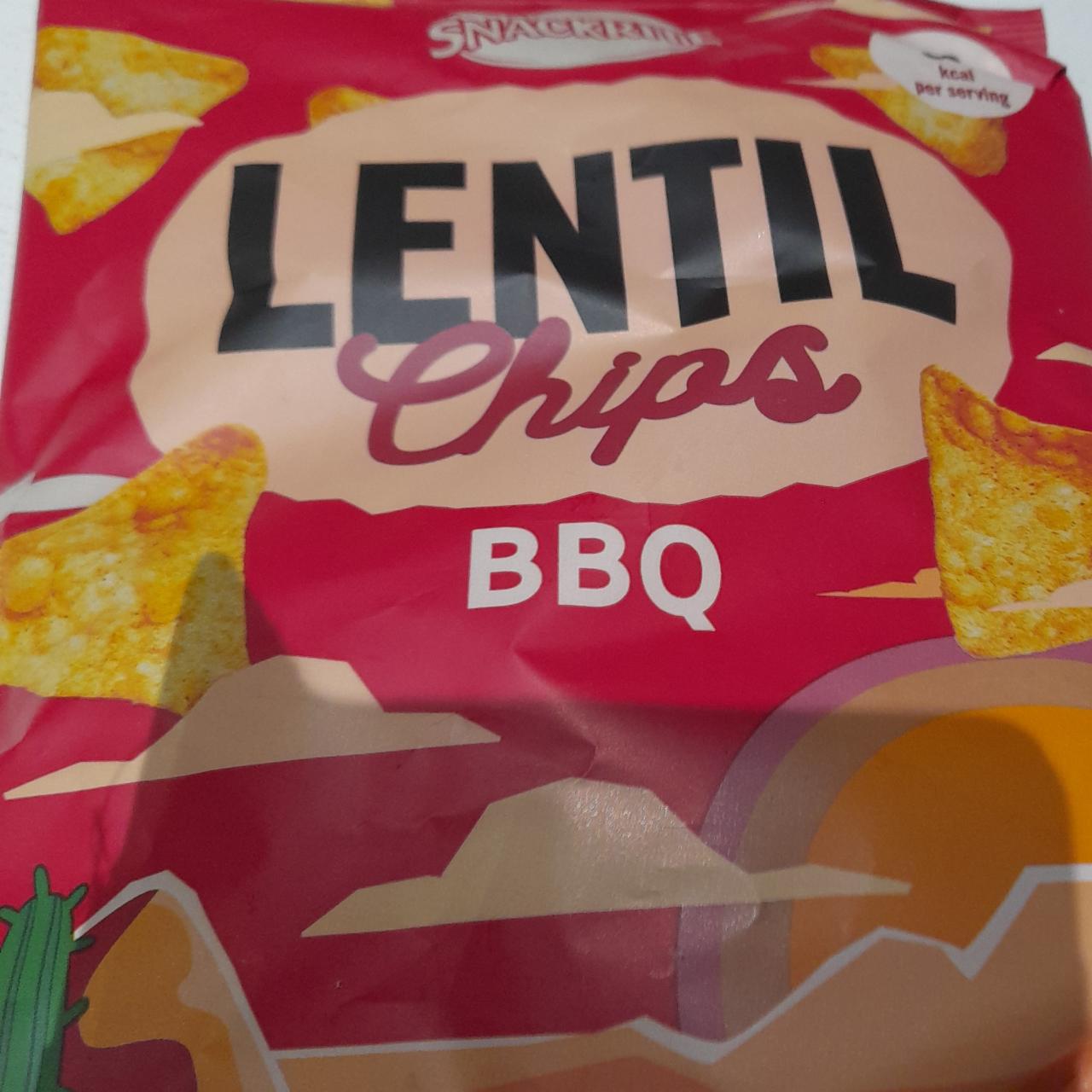 Fotografie - Lentil Chips BBQ Snackrite Aldi