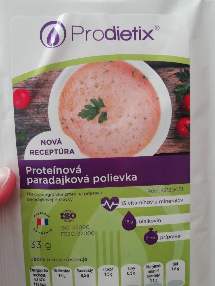 Fotografie - Proteínová paradajková polievka Prodietix
