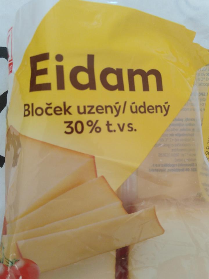 Fotografie - Eidam bloček údený 30% K-Classic