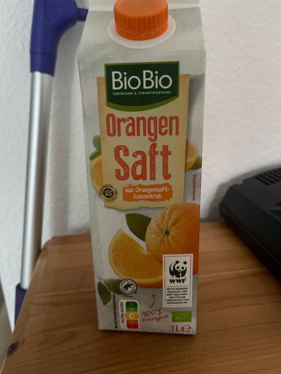 Fotografie - Orangen Saft BioBio