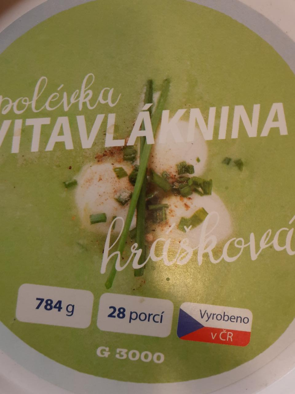 Fotografie - Polévka vitavláknina hrášková G 3000