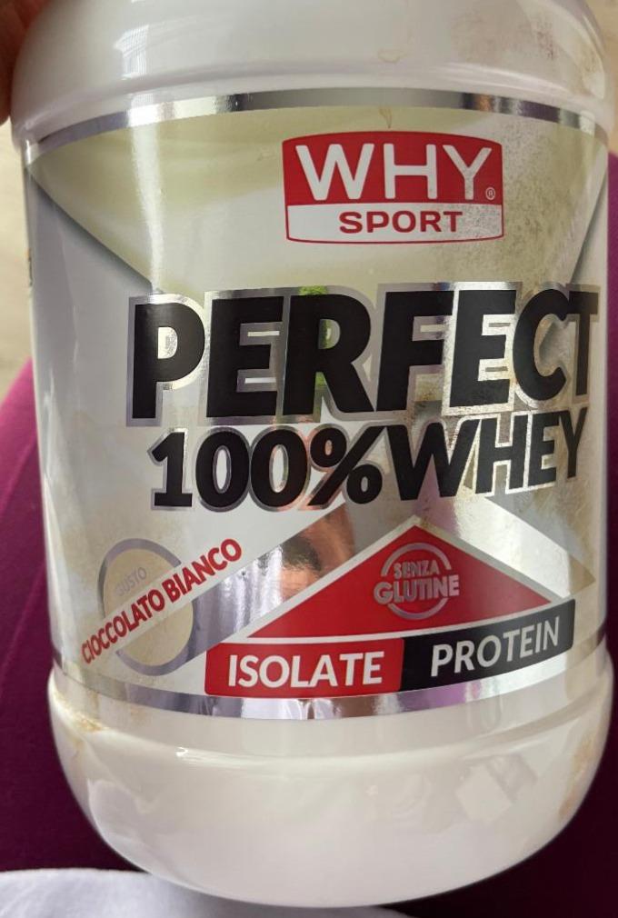 Fotografie - Perfect 100% Whey Isolate Protein Cioccolato Bianco Why Sport