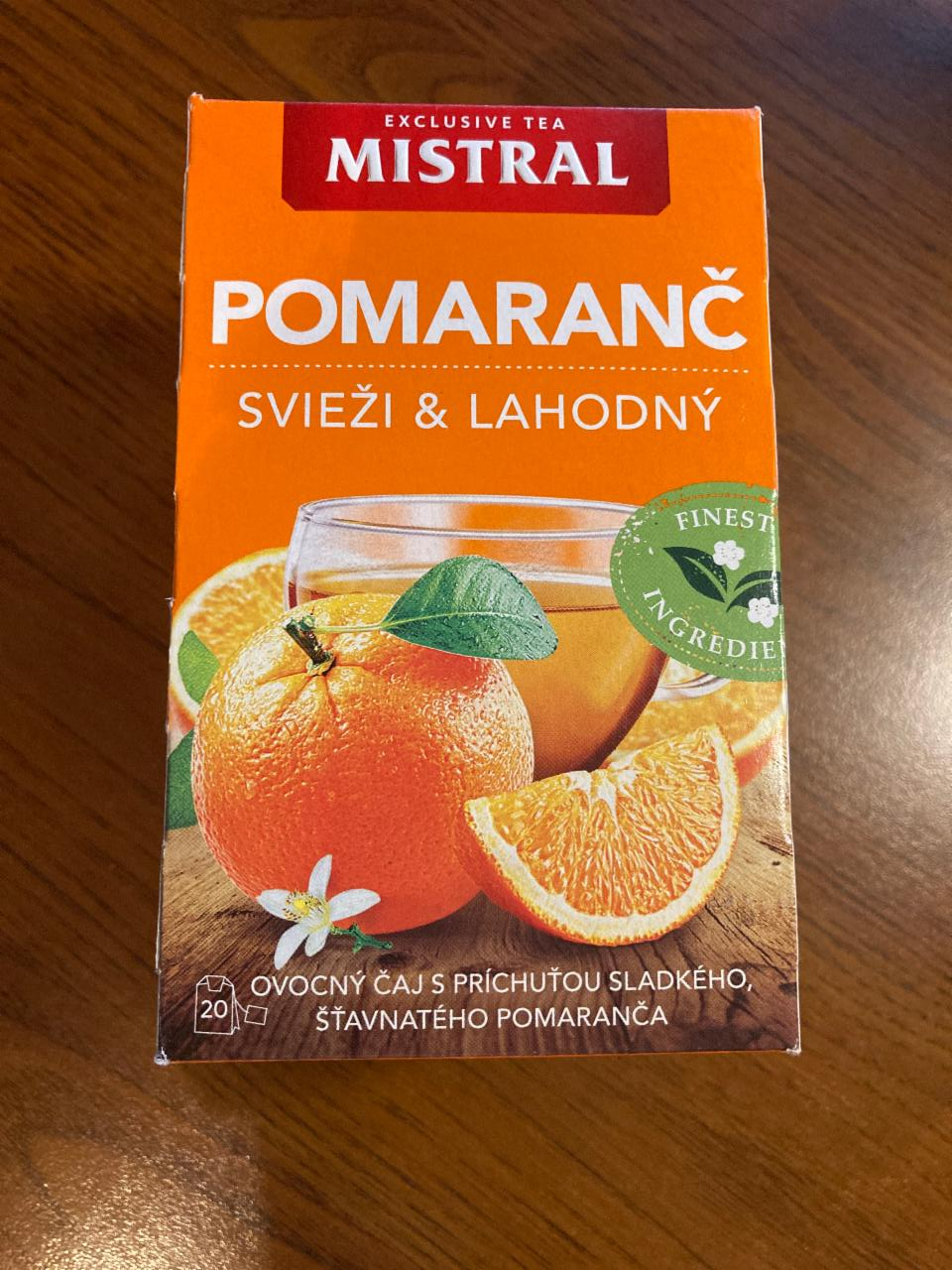 Fotografie - MISTRAL Pomarančový čaj