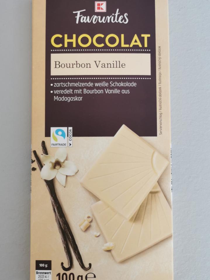 Fotografie - Chocolat Bourbon Vanille K-Favourites