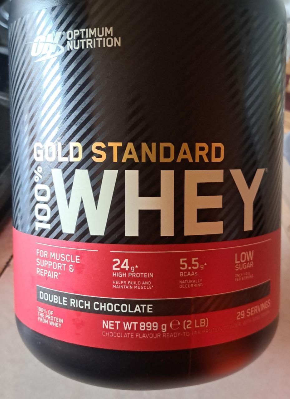 Fotografie - Gold Standard 100% Whey Protein Double Rich Chocolate Optimum Nutrition