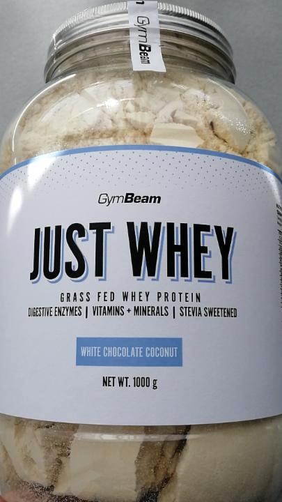 Fotografie - Just Whey White chocolate Coconut GymBeam