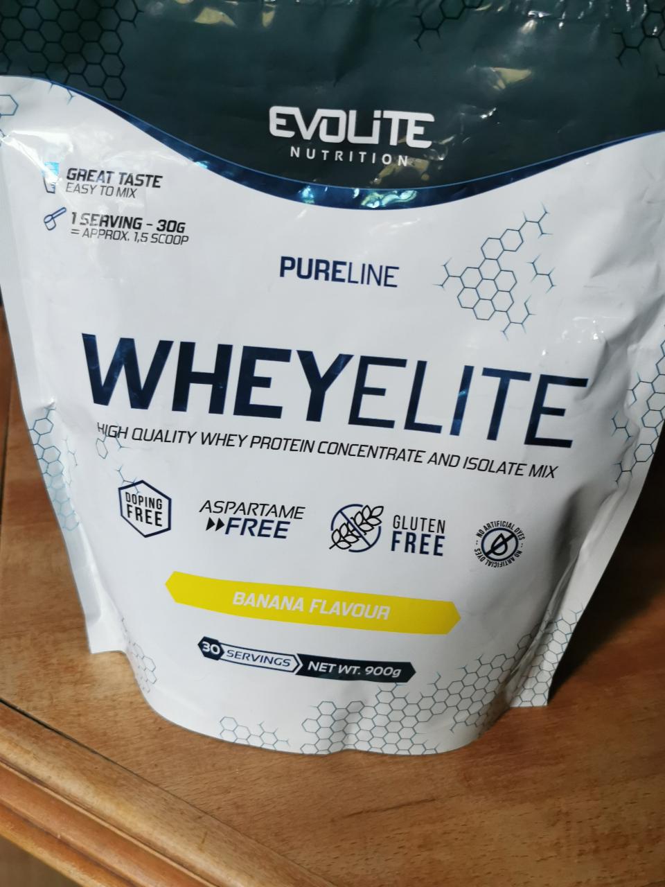 Fotografie - Evolite Nutrition Whey Elite Banana