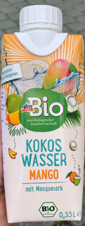 Fotografie - kokos wasser mango dmBio