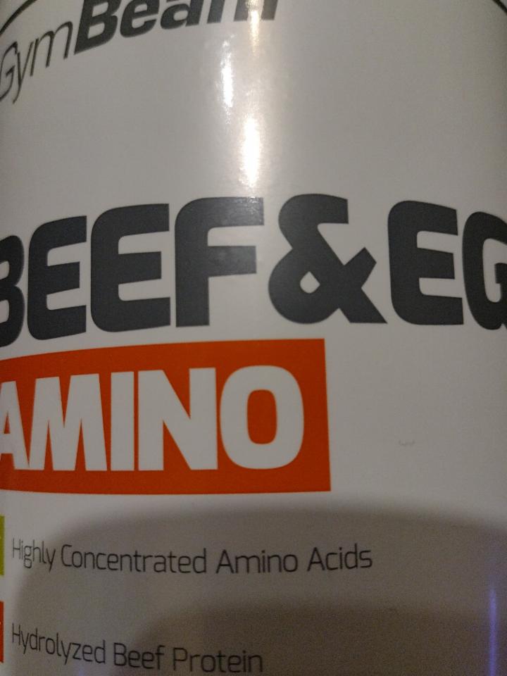 Fotografie - Gymbeam Beef & Egg Amino