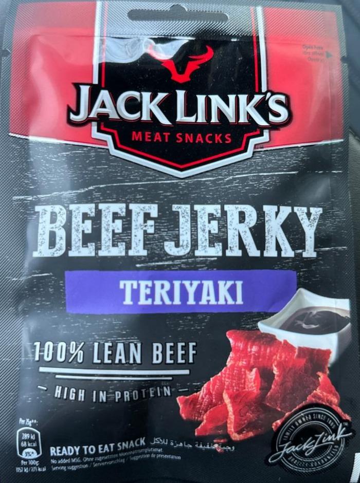 Fotografie - Beef jerky teriyaki Jack Link's