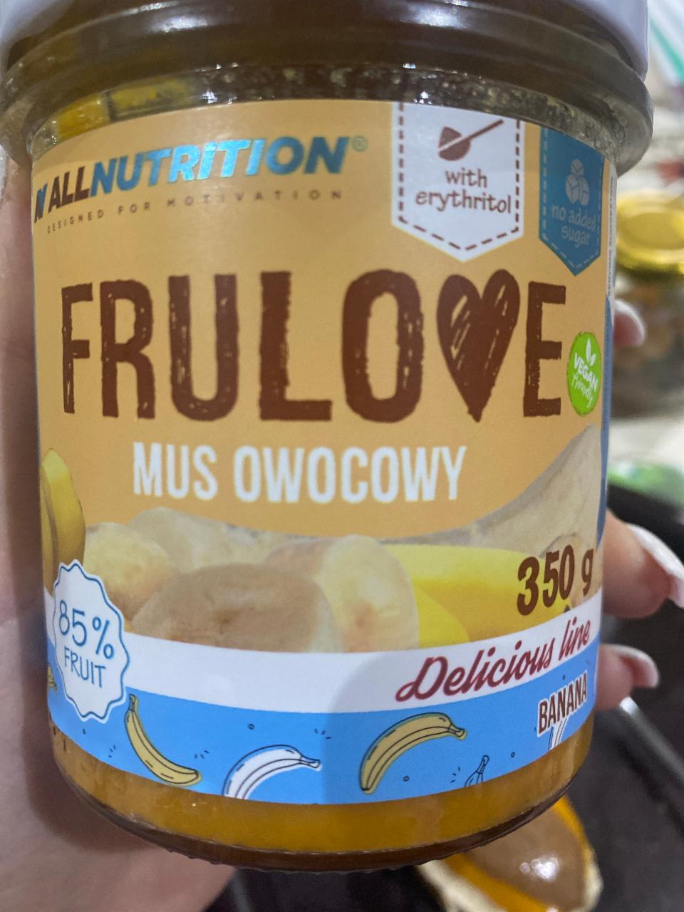 Fotografie - Frulove Mus owocowy Banana Allnutrition