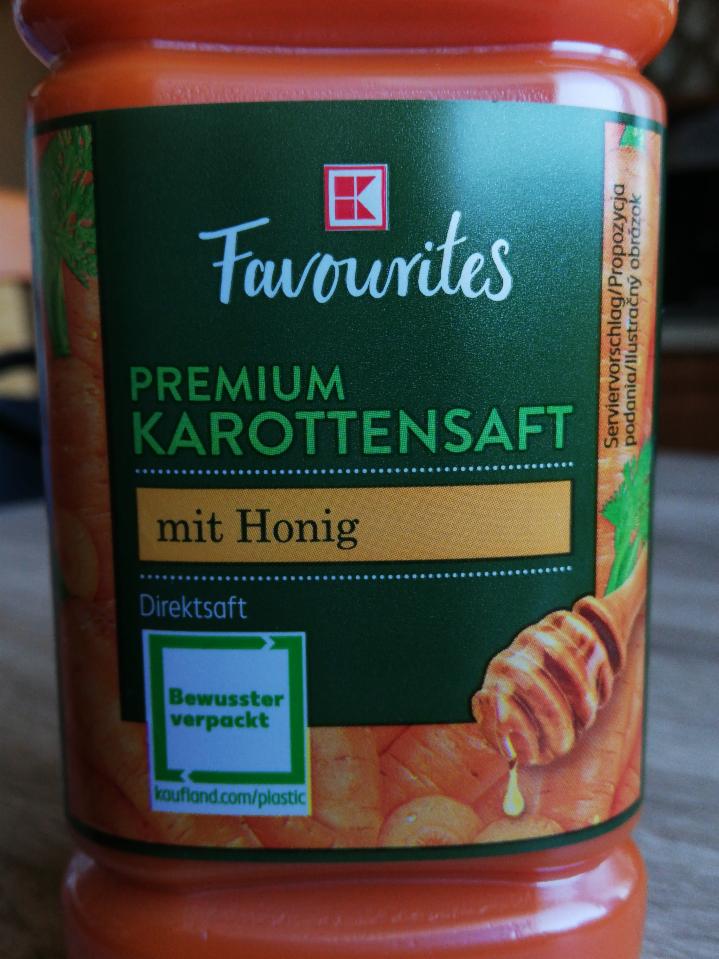 Fotografie - Premium karottensaft mit honig K-Favourites