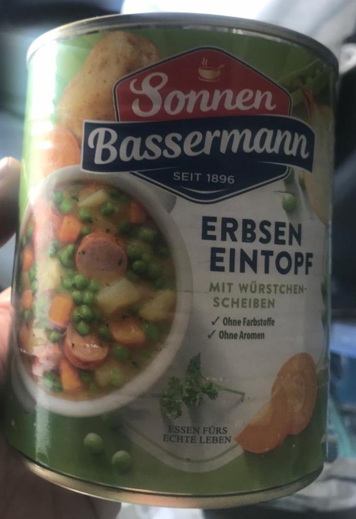 Fotografie - Erbsen Eintopf Sonnen Bassermann