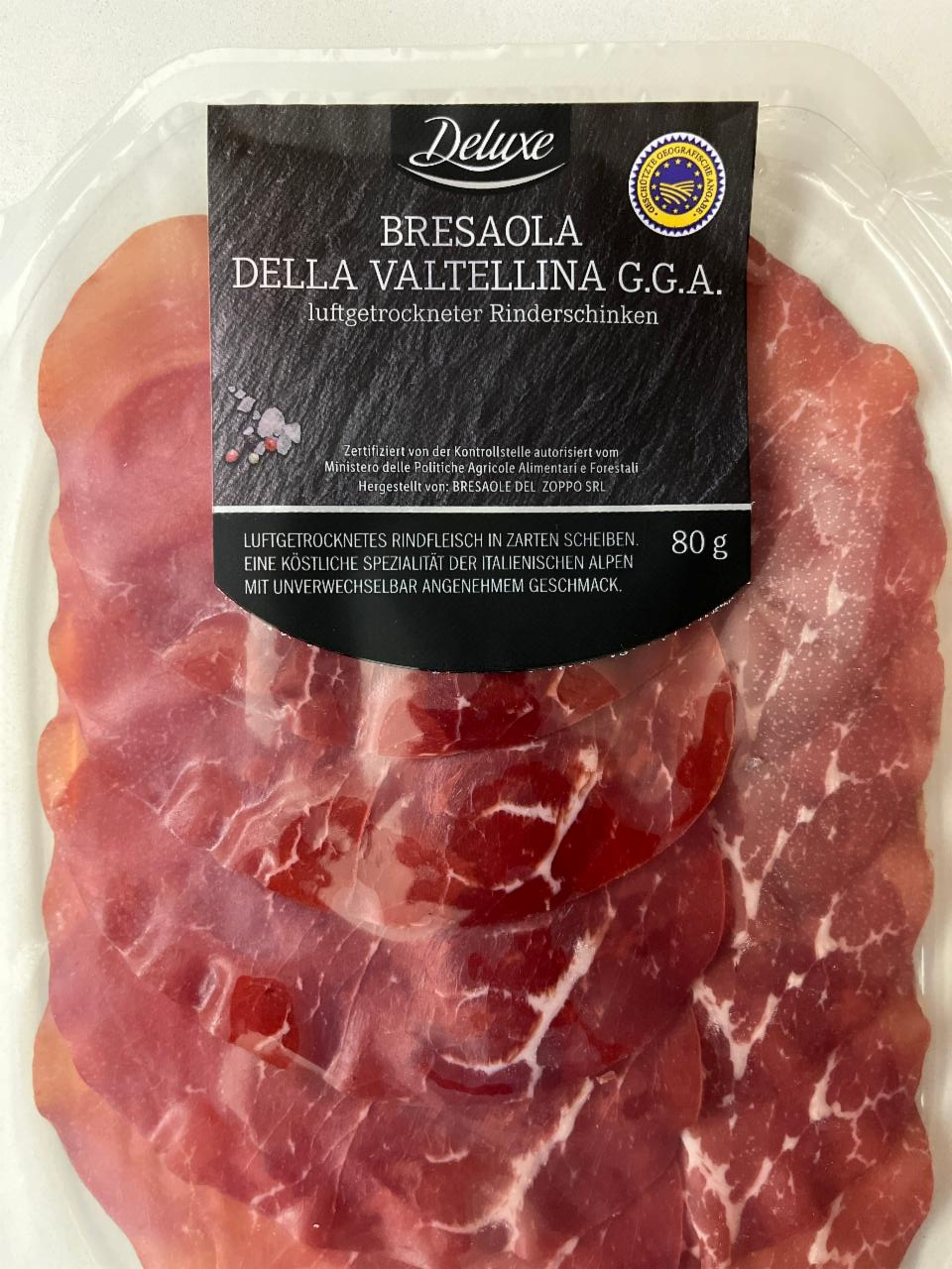 Fotografie - Bresaola Della Valtellina, Rinderschinken Deluxe