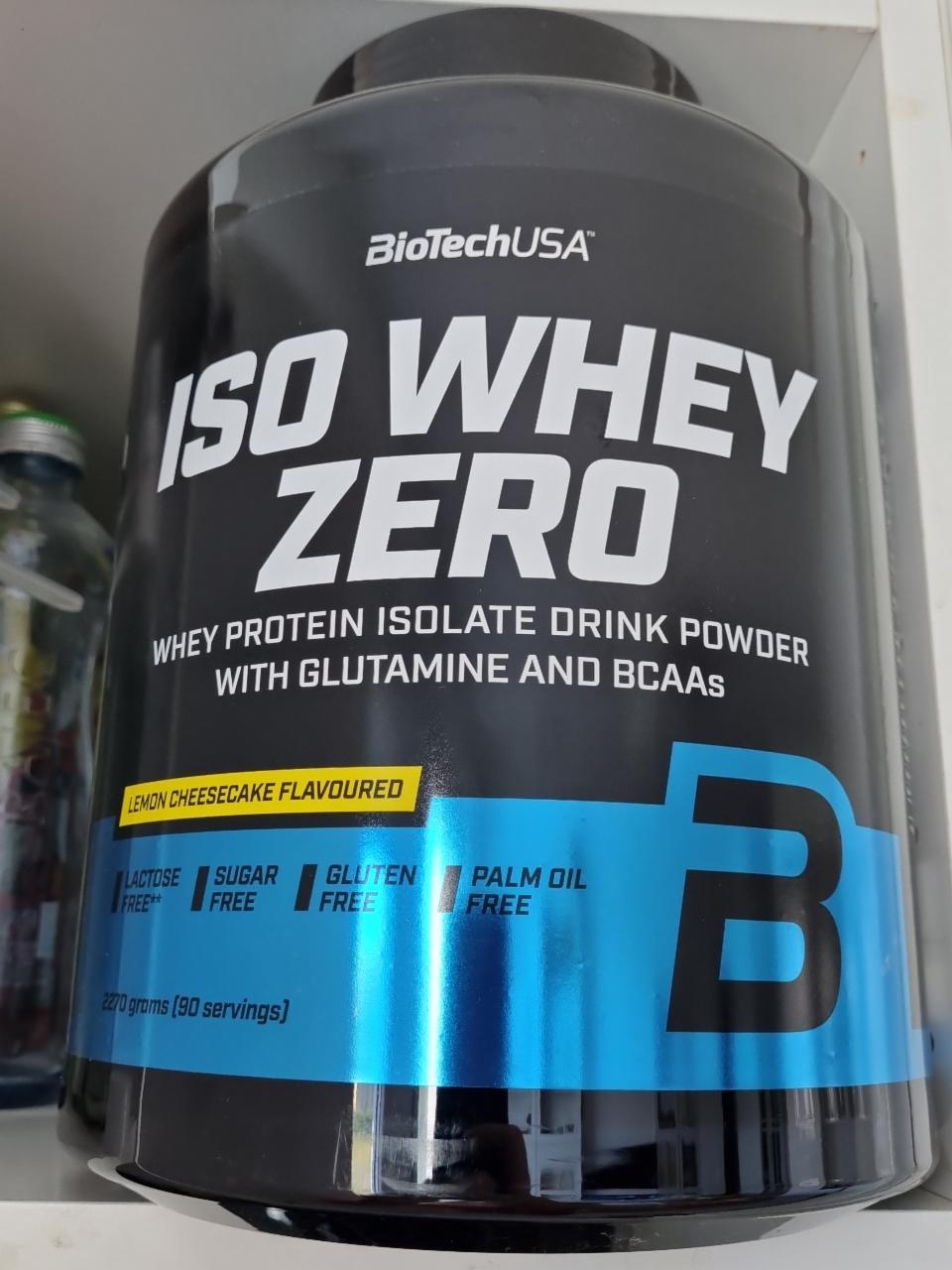 Fotografie - Iso Whey Zero Lemon Cheesecake BioTechUSA