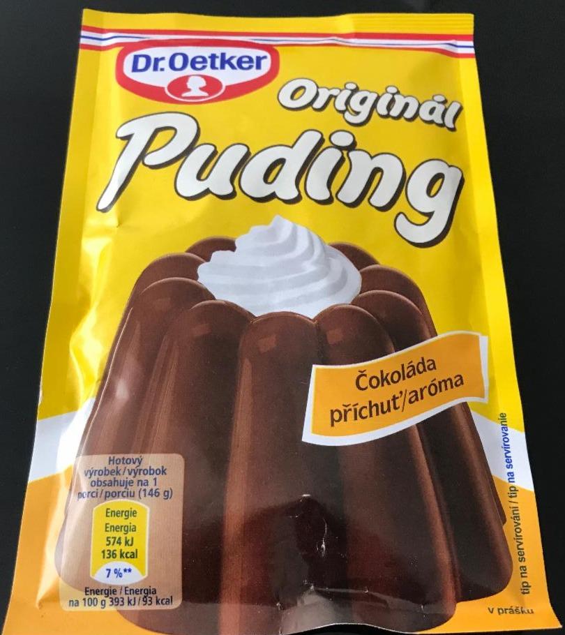 Fotografie - Puding čokoláda Dr.Oetker