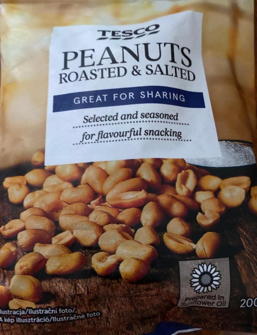 Fotografie - Peantus roasted & salted Tesco