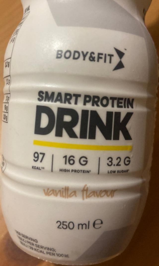 Fotografie - Smart protein drink Vanilla flavour Body&fit