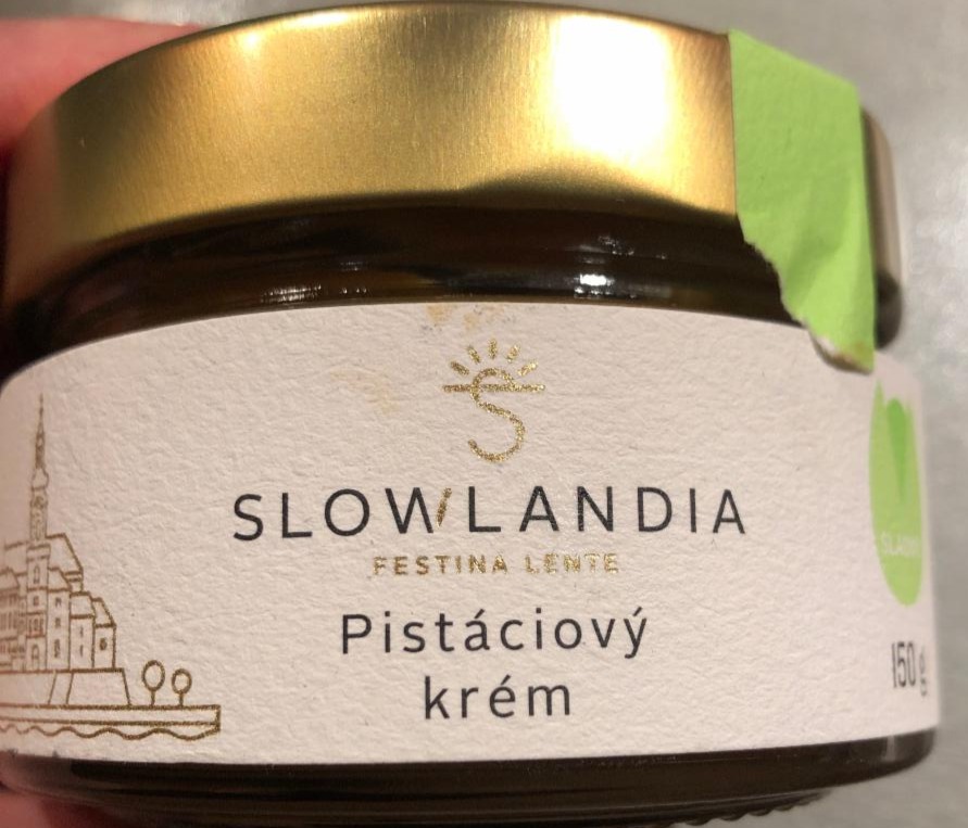 Fotografie - pistáciový krém Slowlandia