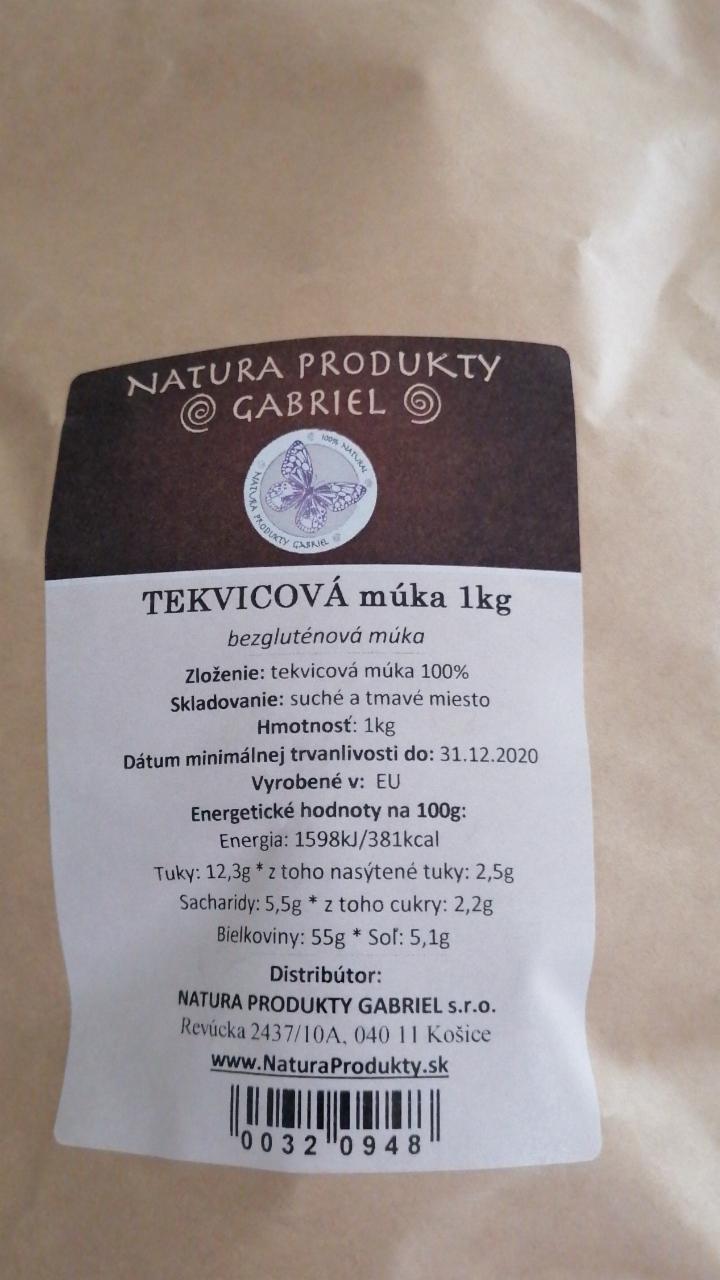 Fotografie - Tekvicová múka Natura produkty Gariel