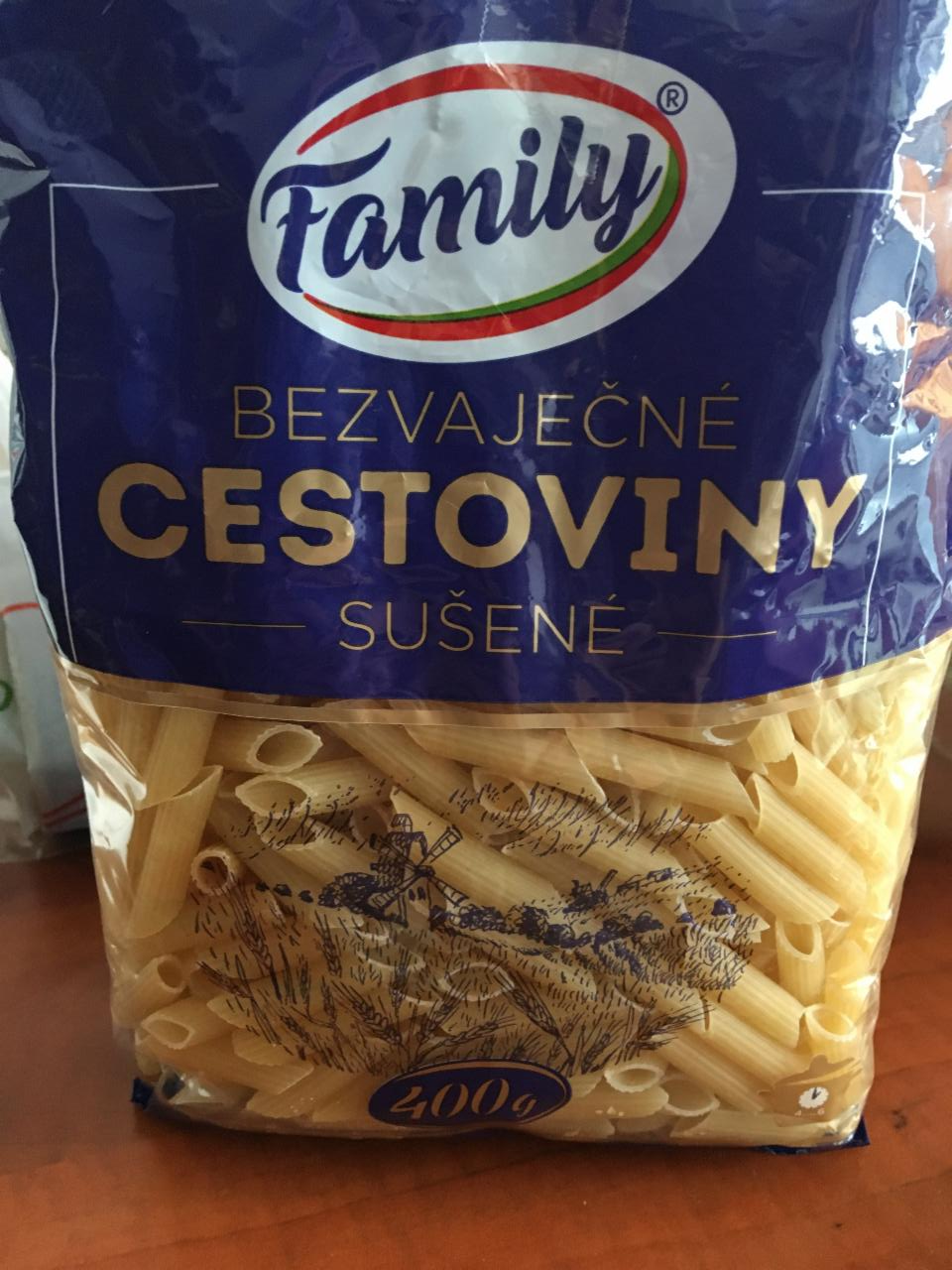 Fotografie - Bezvaječné cestoviny sušené Family