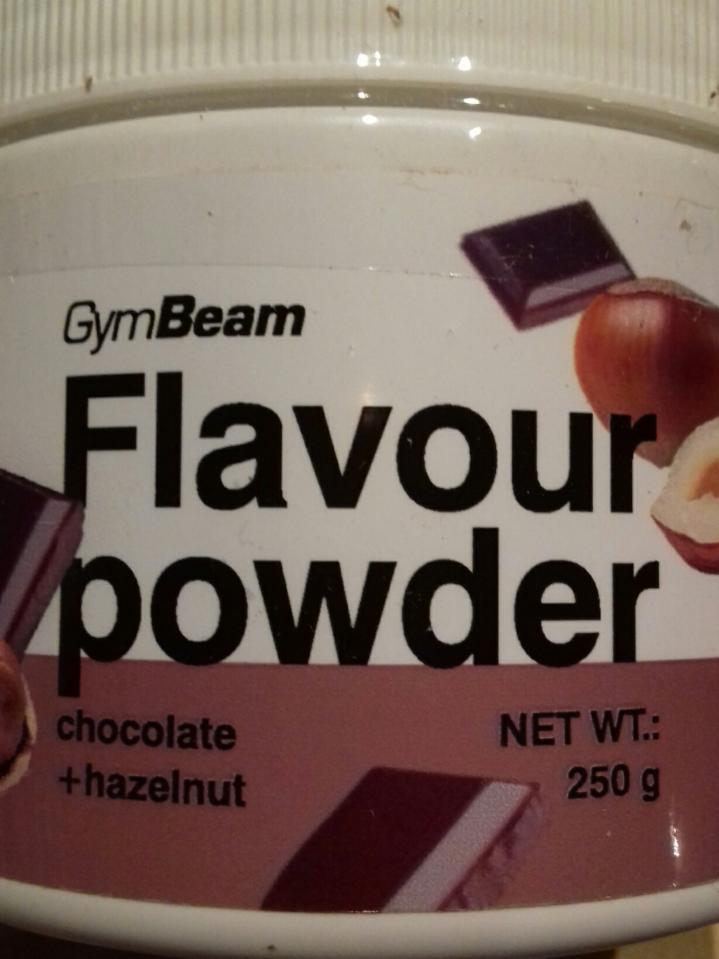 Fotografie - GymBeam Flavour powder chocolate+hazelnut
