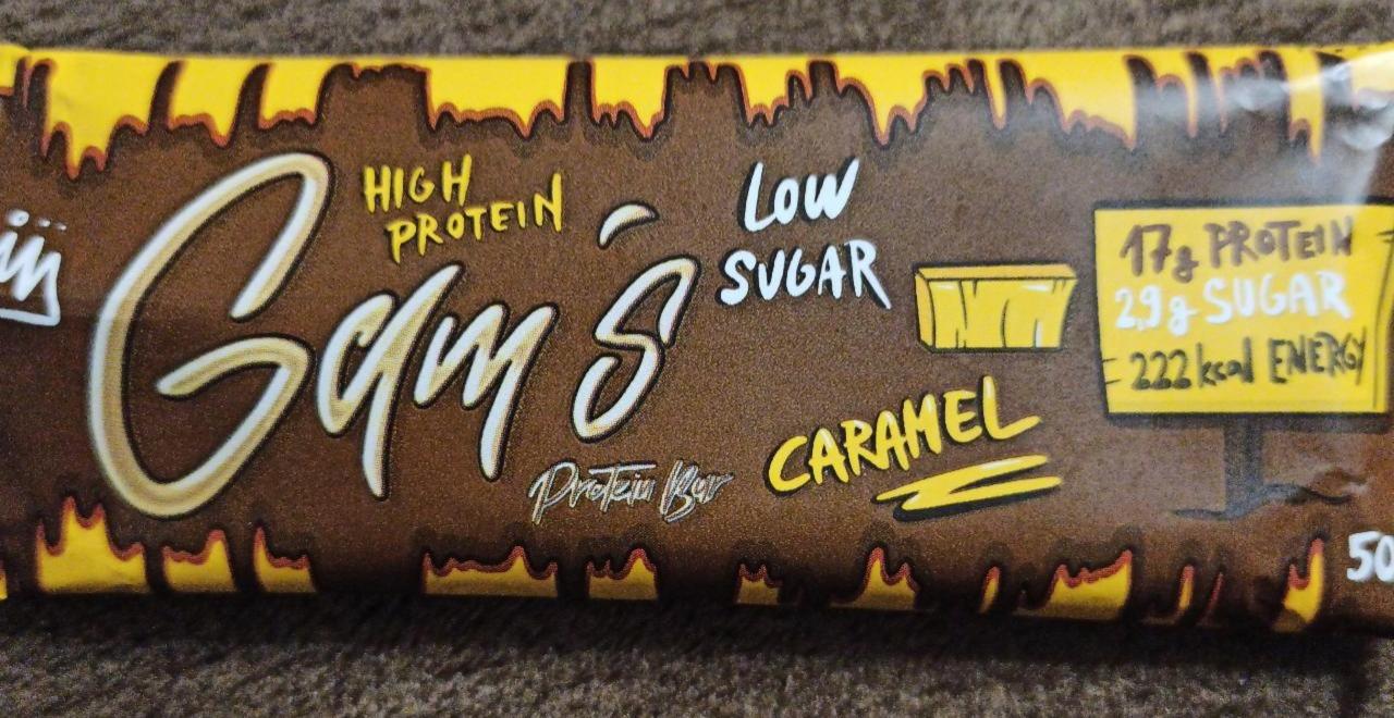 Fotografie - Gam's protein bar caramel 17g protein