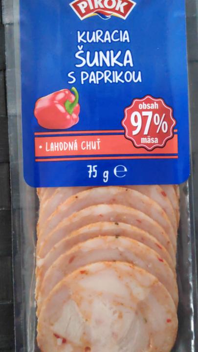 Fotografie - Kuracia šunka s paprikou 97% masa Pikok