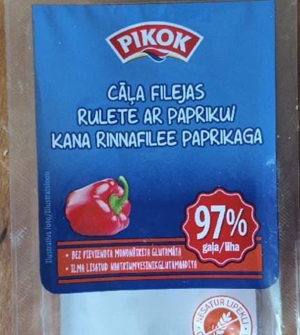 Fotografie - Kuracia šunka s paprikou 97% masa Pikok
