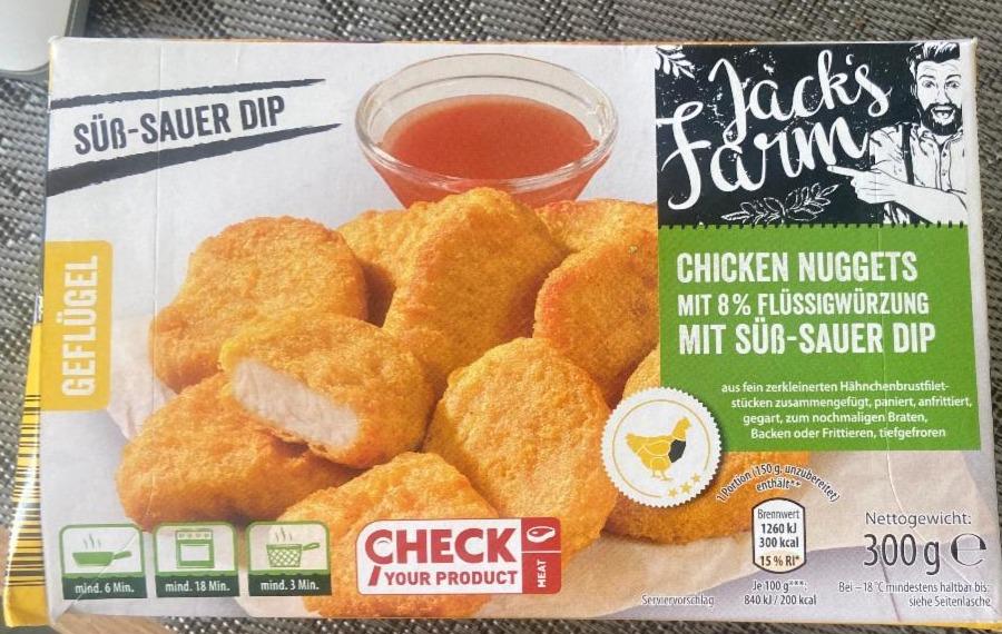 Fotografie - chicken nuggets mit suB-sauer dip