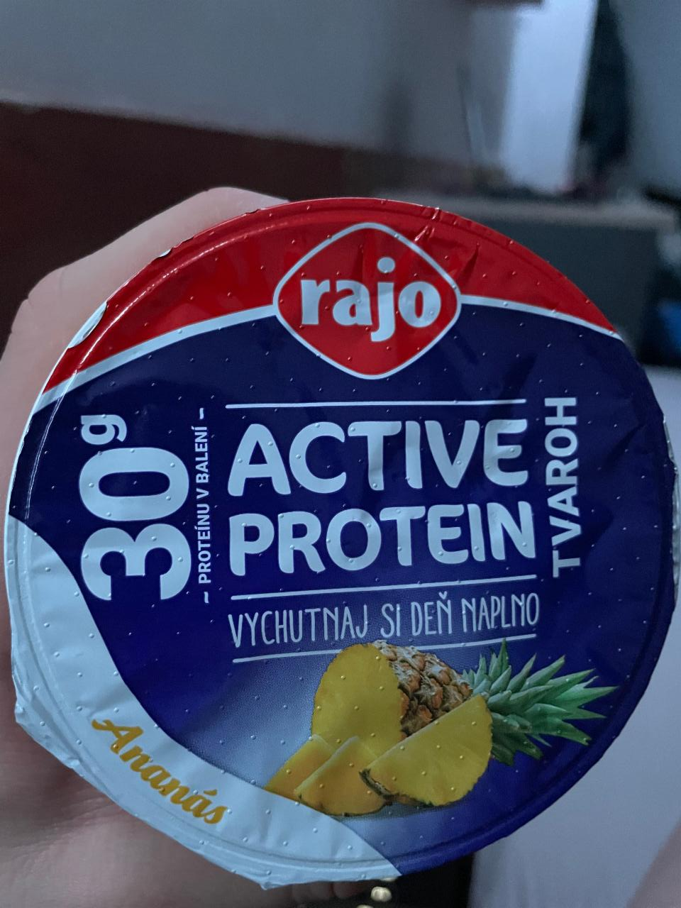 Fotografie - Active Protein tvaroh ananás Rajo