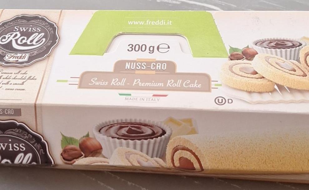 Fotografie - Nuss-Cao Swiss Roll