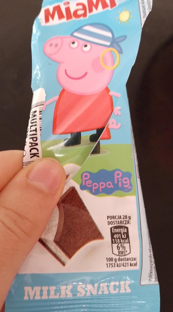 Fotografie - Miami Peppa Pig Milk snack