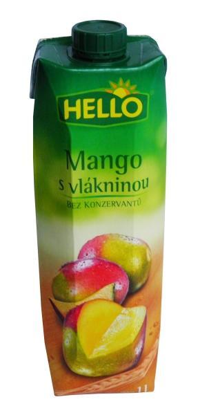 Fotografie - Hello juice mango s vlákninou