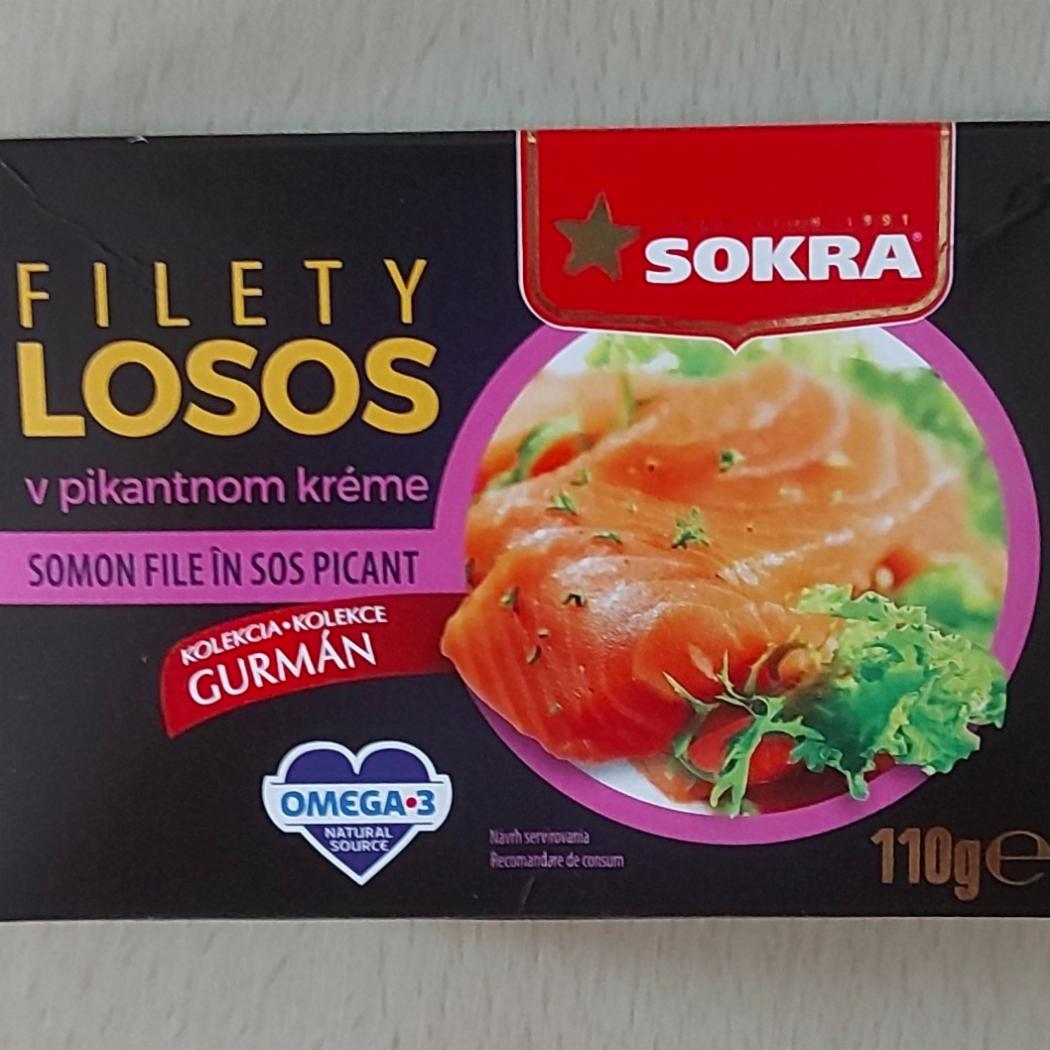 Fotografie - Filety losos v pikantnom kréme Sokra