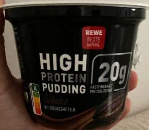 Fotografie - High protein pudding Schoko Rewe beste wahl