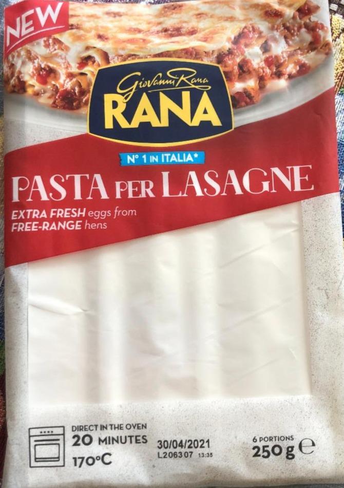 Fotografie - Pasta per lasagne Rana